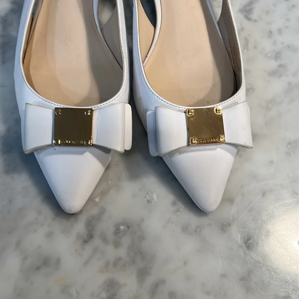 Cole Haan white Heels; Size 6 - Picture 7 of 11